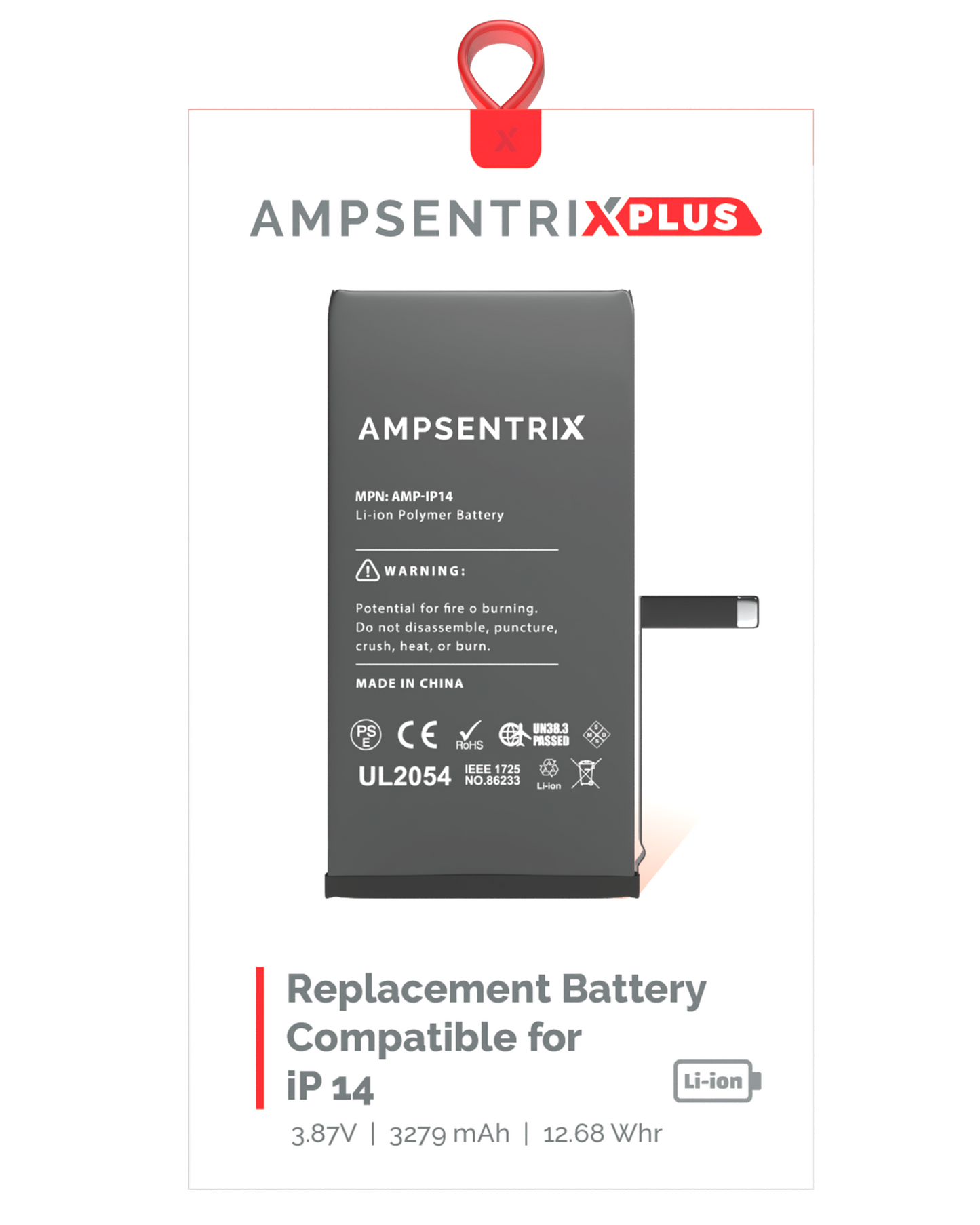 Bateria AmpSentrix Plus iPhone 14
