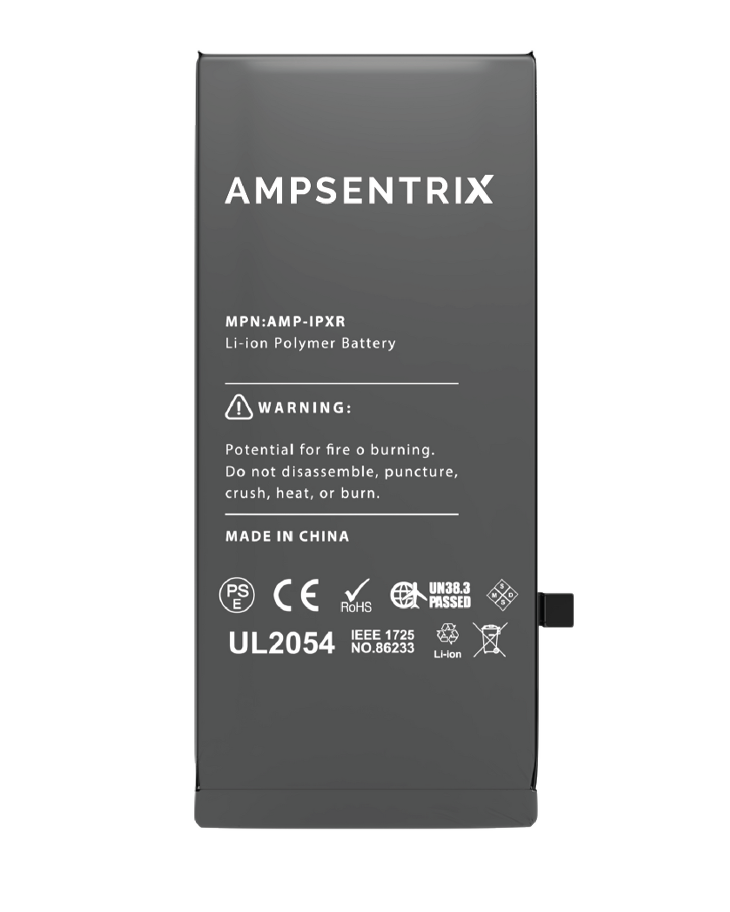 Batería AmpSentrix Basic Cap. Extendida iPhone XR