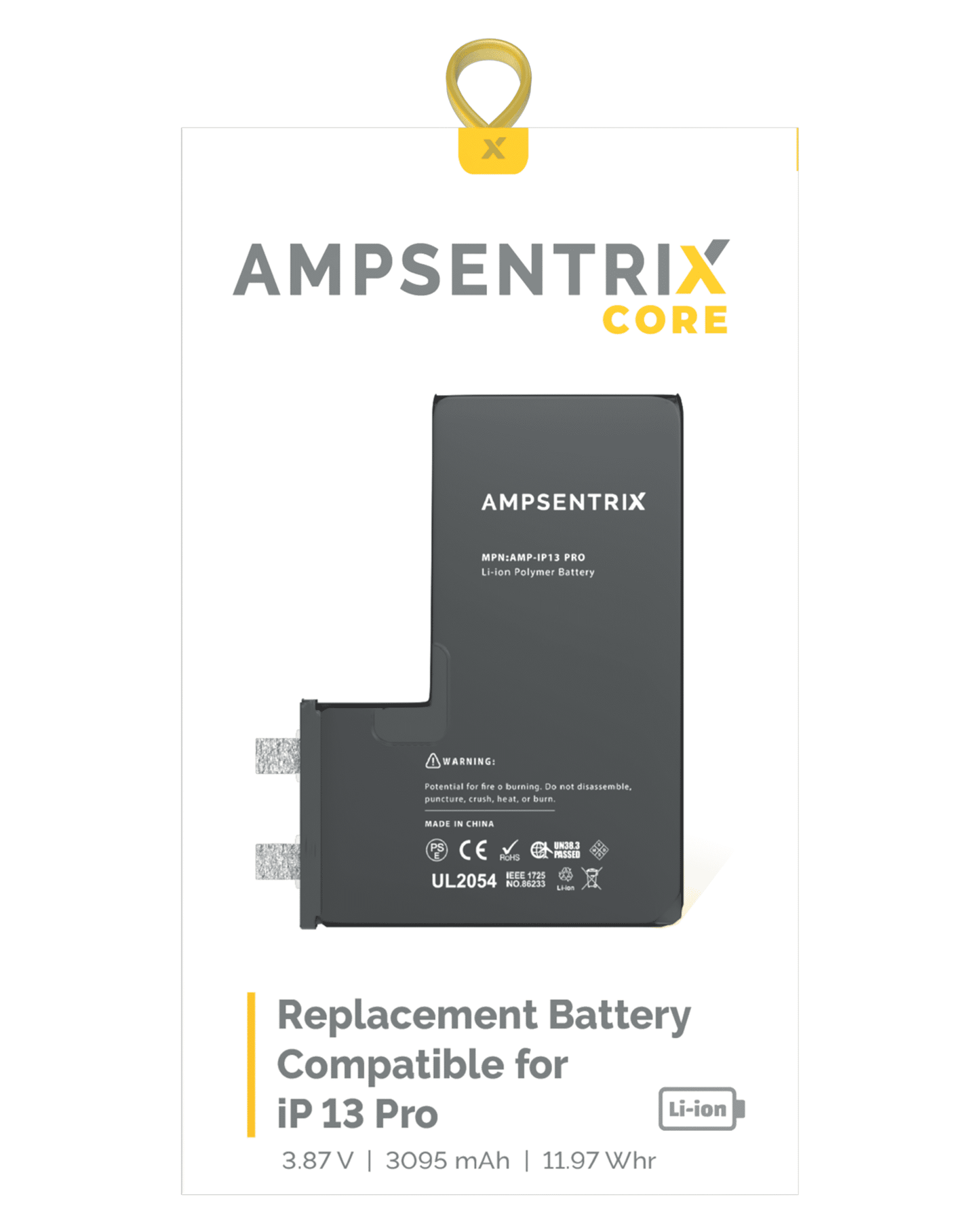 Bateria Ampsentix Core iPhone 13 Pro