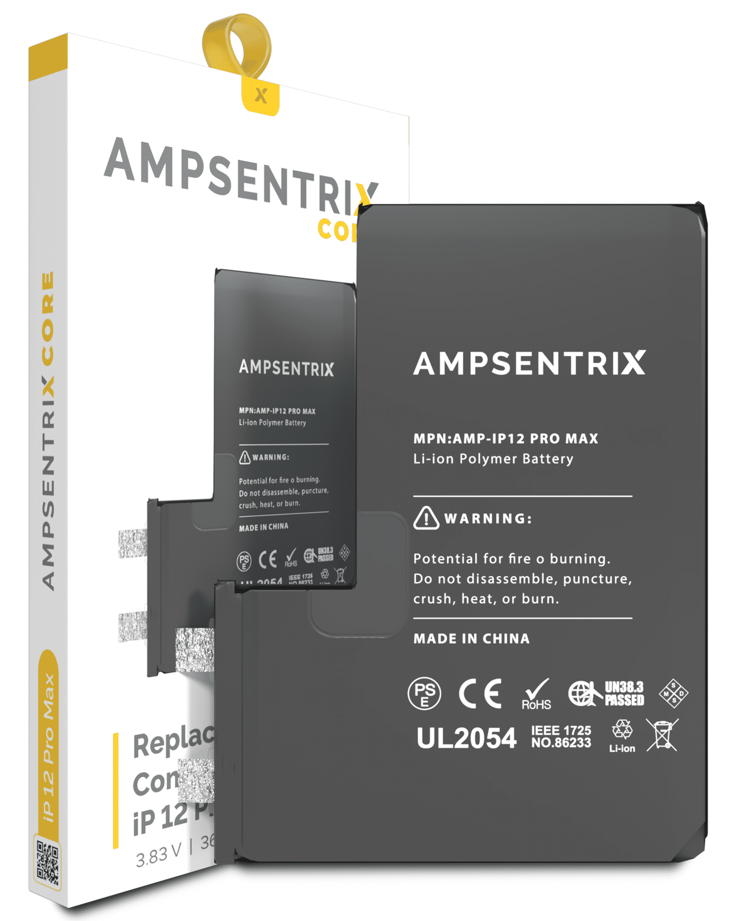Bateria Ampsentix Core iPhone 12 pro max