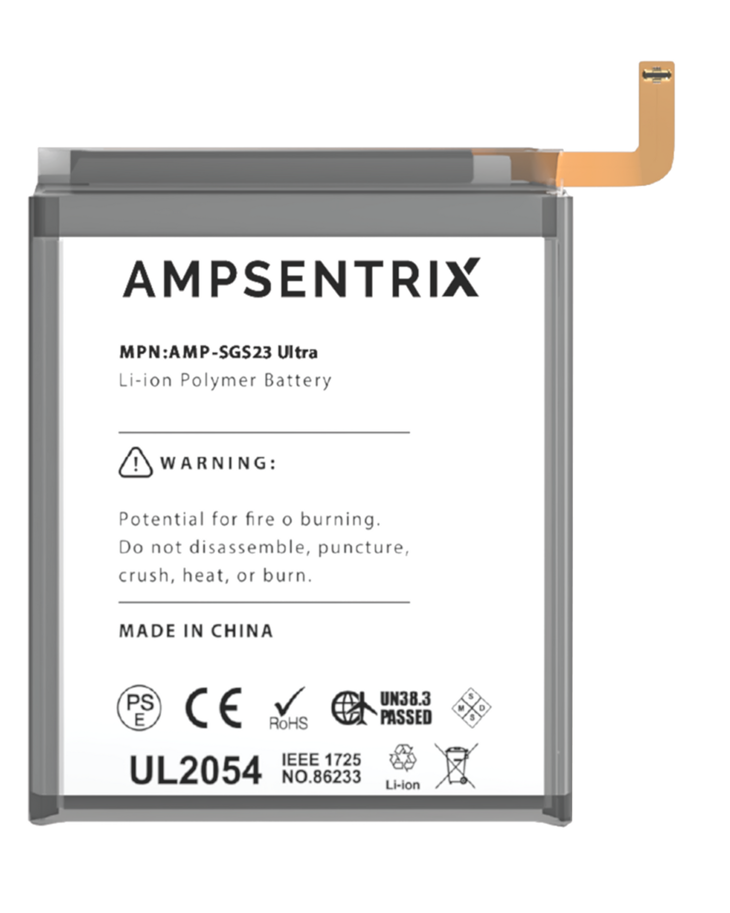 Bateria AmpSentrix Pro Samsung S23 Ultra