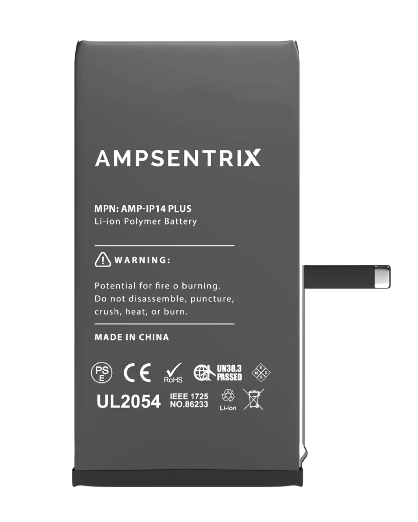 Bateria AmpSentrix Basic Cap. Extendida iPhone 14 Plus