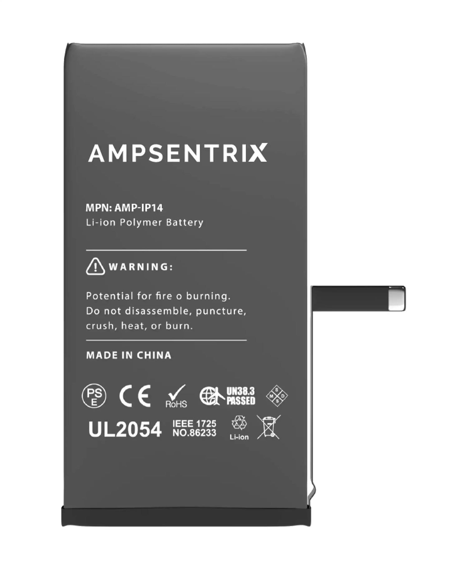 Bateria AmpSentrix Basic Cap. Extendida iPhone 14