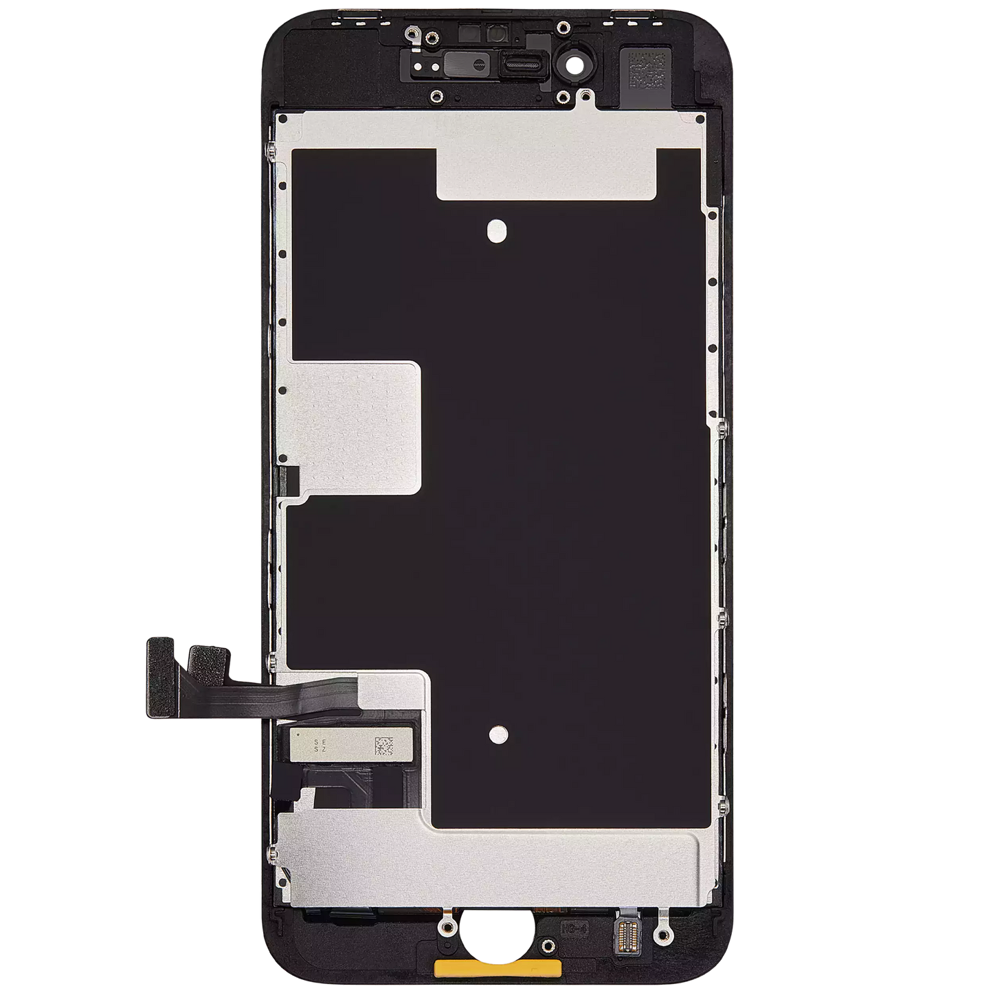 LCD Assembly With Steel Plate For iPhone 8 / SE (2020 / 2022) (Aftermarket Pro: XO7 Incell) (Black)