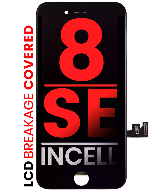 LCD Assembly With Steel Plate For iPhone 8 / SE (2020 / 2022) (Aftermarket Pro: XO7 Incell) (Black)