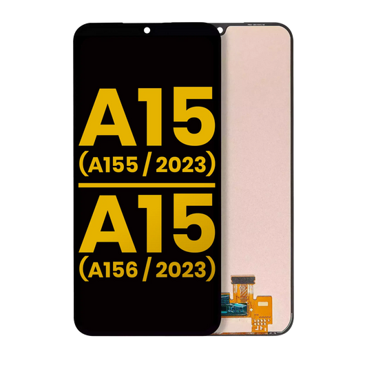 Conjunto OLED sin marco para Samsung Galaxy A15 4G (A155/2023) / A15 5G (A156/2023) (EE. UU. e internacional) (reacondicionado) (todos los colores)