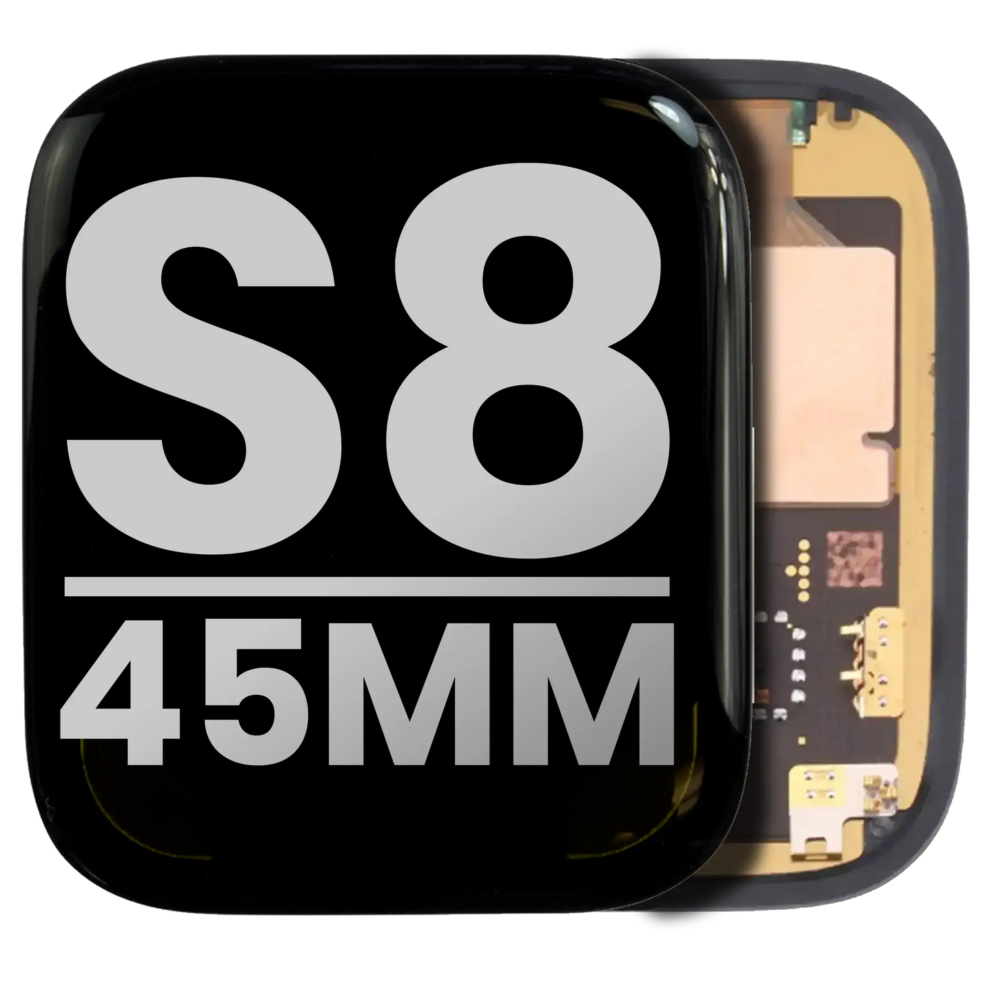 OLED Assembly With Bracket Compatible For Watch Series 8 (45MM) ( Used OEM Pull: Grade A)