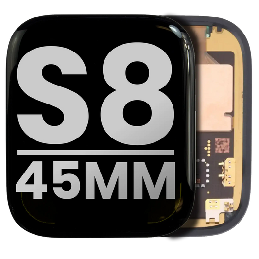 OLED Assembly With Bracket Compatible For Watch Series 8 (45MM) ( Used OEM Pull: Grade A)