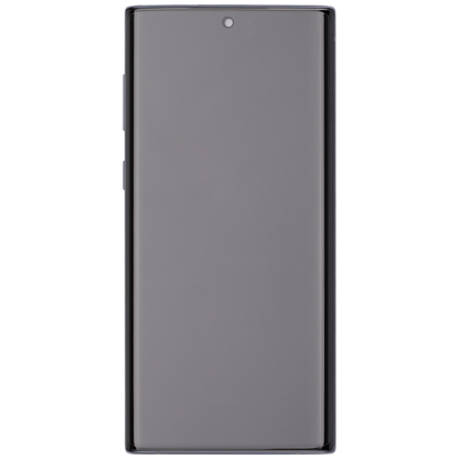 Conjunto OLED con marco para Samsung Galaxy Note 10 (Aftermarket Plus) (Negro Aura)