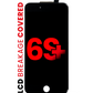 LCD Assembly With Steel Plate Compatible For iPhone 6S Plus (Aftermarket Pro: XO7) (Black)