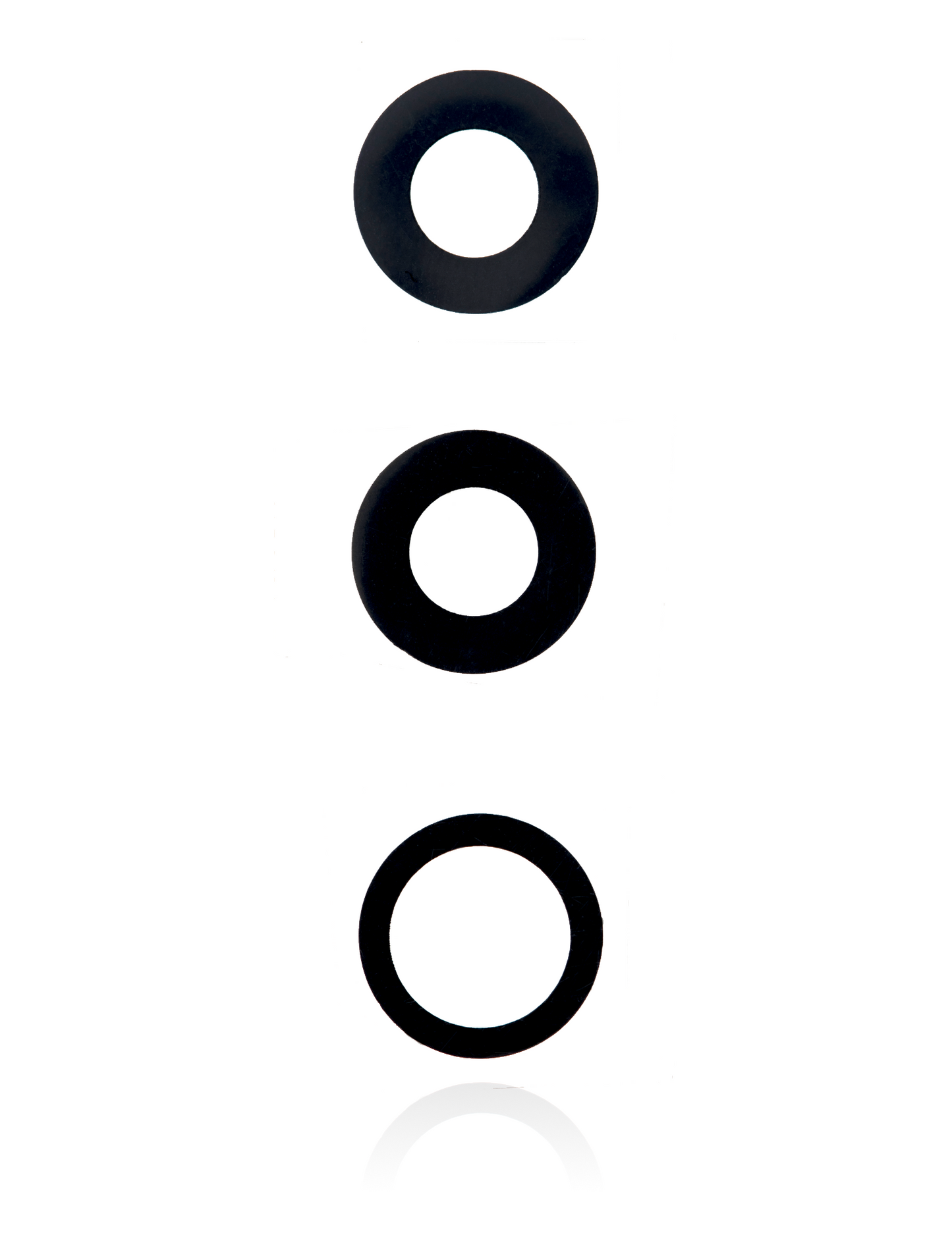 Lente de cámara trasera (solo cristal) con adhesivo para iPhone 13 Pro / 13 Pro Max (juego de 3 piezas) 100% Zafiro (Premium)