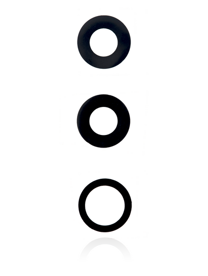 Lente de cámara trasera (solo cristal) con adhesivo para iPhone 13 Pro / 13 Pro Max (juego de 3 piezas) 100% Zafiro (Premium)