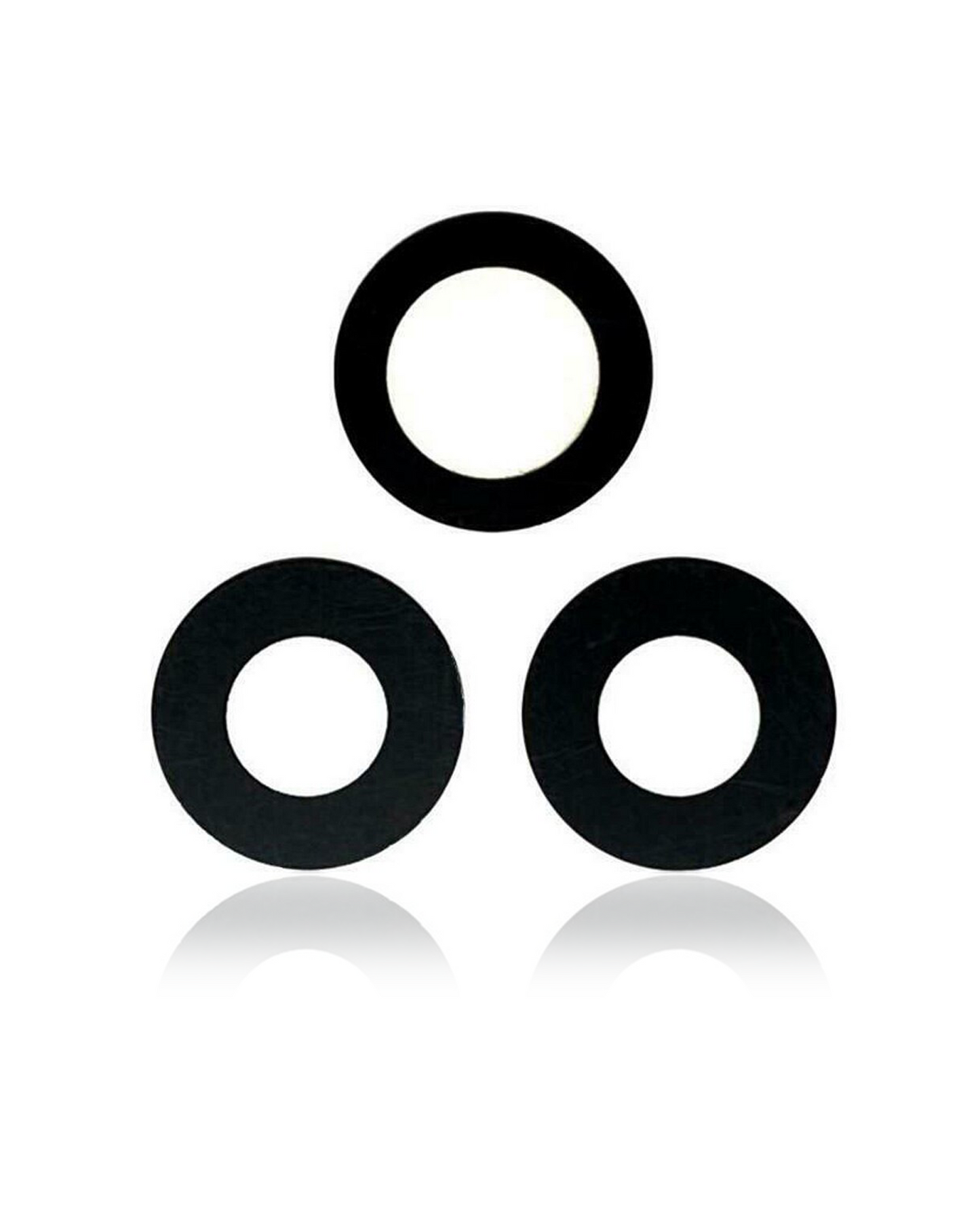 Lente de cámara trasera (solo cristal) con adhesivo para iPhone 13 Pro / 13 Pro Max (juego de 3 piezas) 100% Zafiro (Premium)