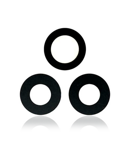 Lente de cámara trasera (solo cristal) con adhesivo para iPhone 13 Pro / 13 Pro Max (juego de 3 piezas) 100% Zafiro (Premium)