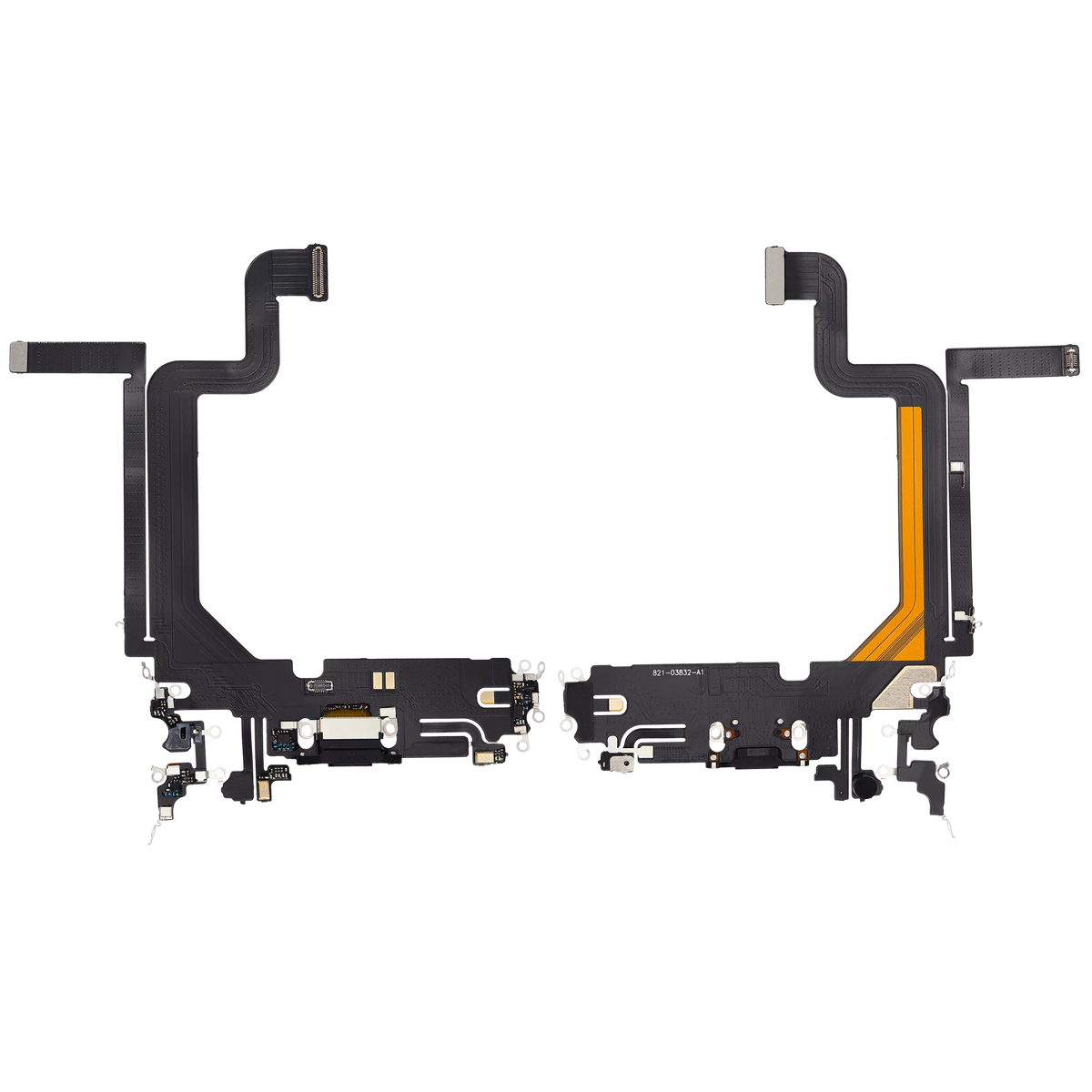 Centro de carga para iPhone 14 Pro Max (Aftermarket Plus) (Negro espacial)