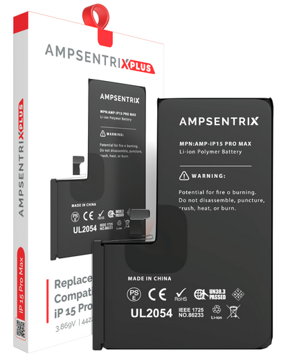 Bateria AmpSentrix Plus iPhone 15 Pro Max
