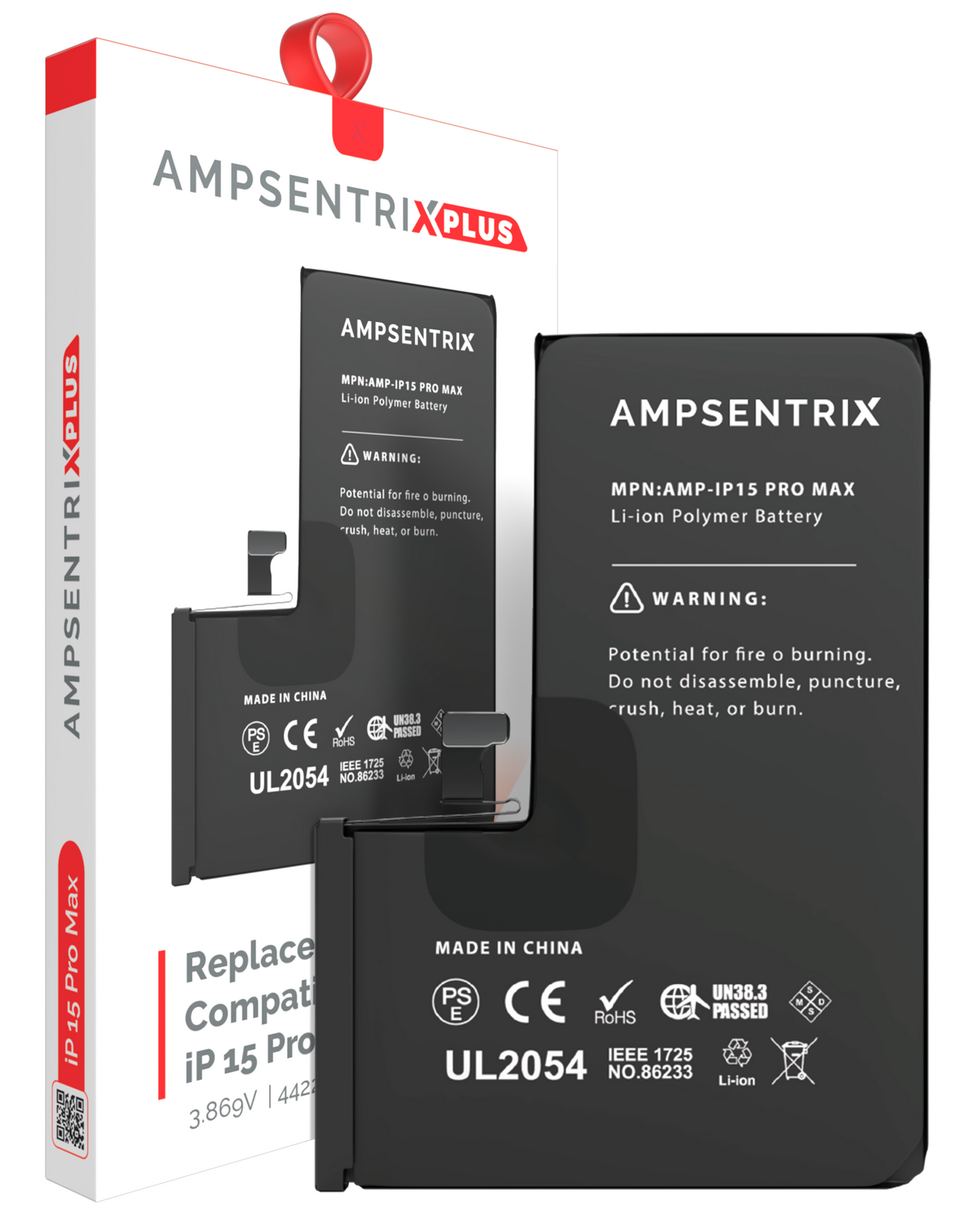 Bateria AmpSentrix Plus iPhone 15 Plus