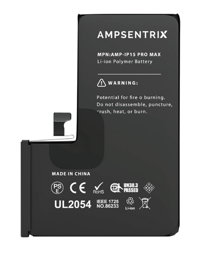 Bateria AmpSentrix Plus iPhone 15 Pro Max