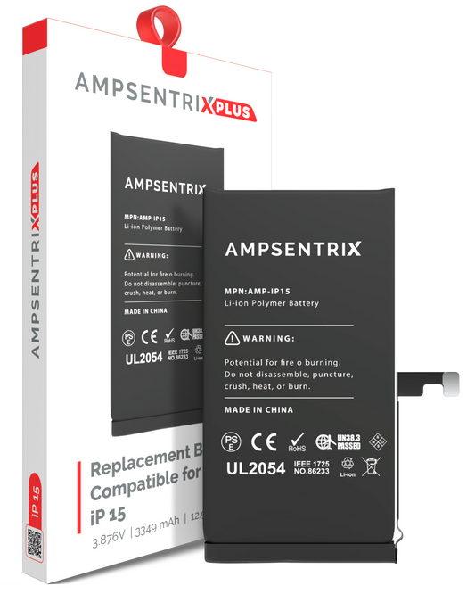 Bateria AmpSentrix Plus iPhone 15
