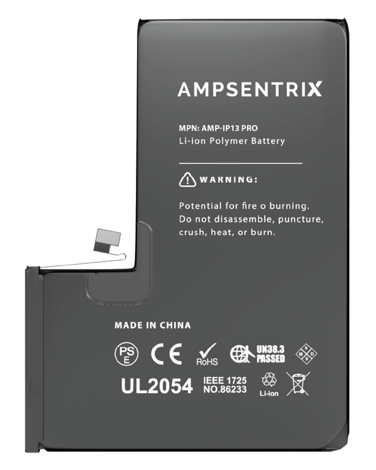 Batería AmpSentrix Plus iPhone 13 Pro