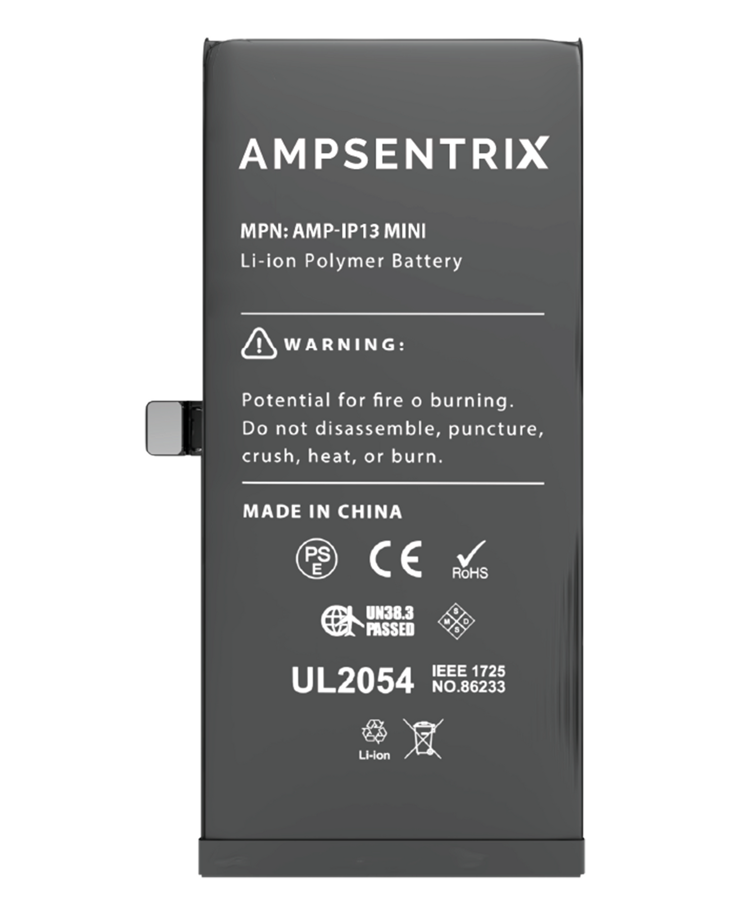 Batería AmpSentrix Plus iPhone 13 Mini