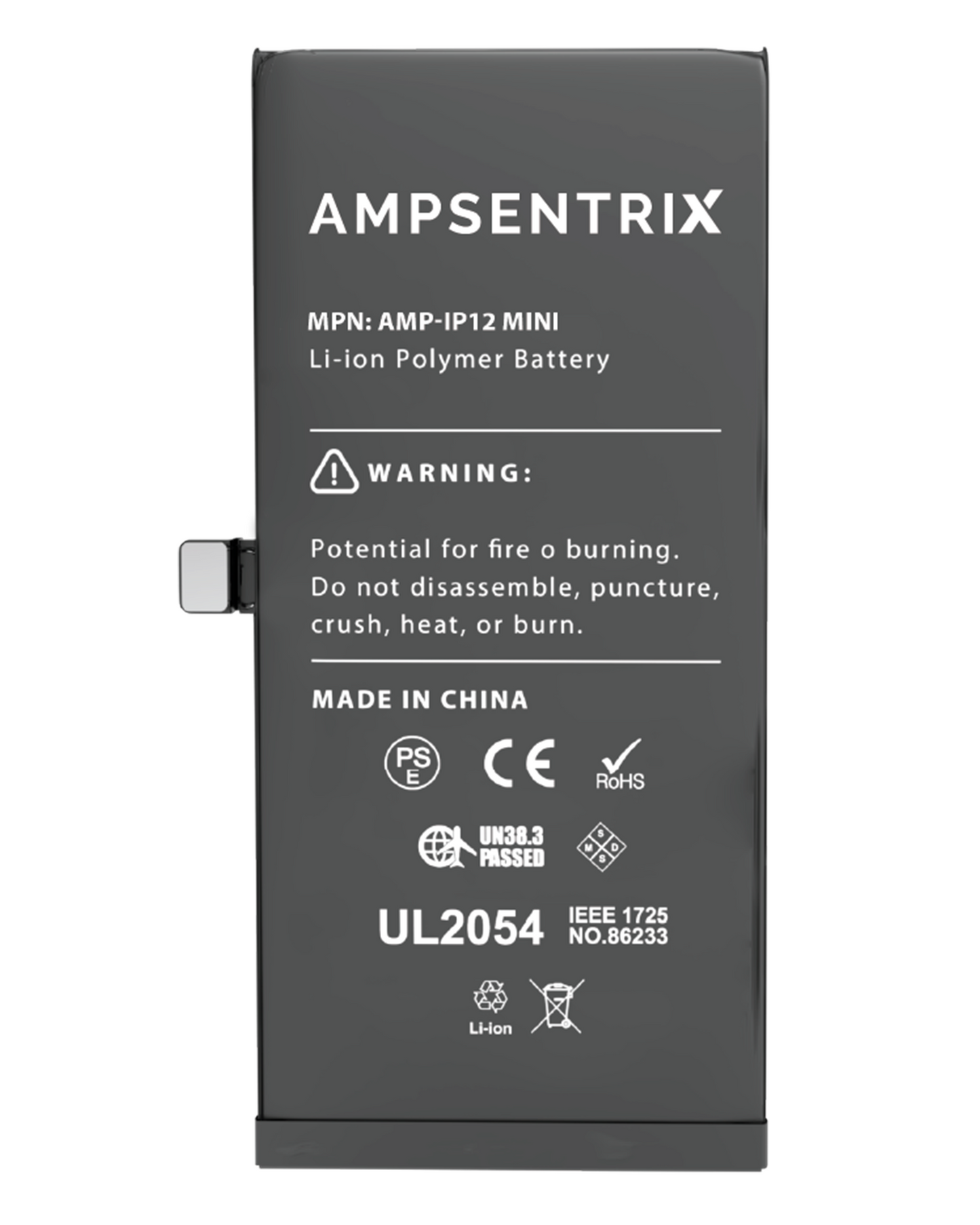 Batería AmpSentrix Plus iPhone 12 Mini