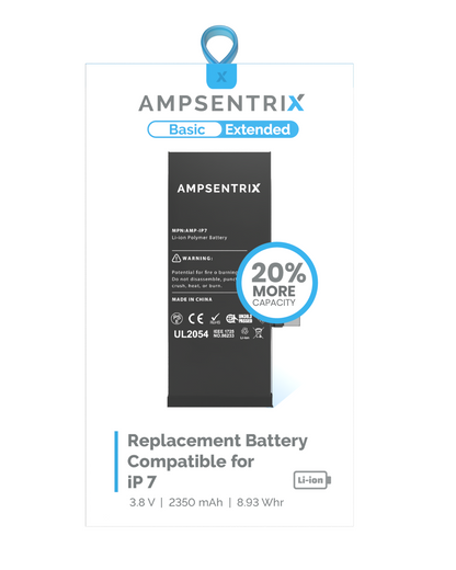 Bateria AmpSentrix Basic Cap. Extendida iPhone 7