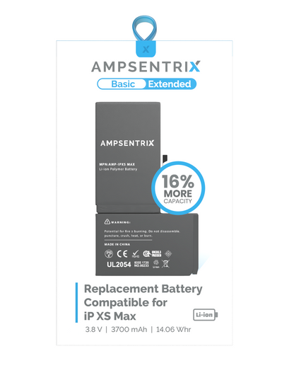 Bateria AmpSentrix Basic Cap. Extendida iPhone Xs Max