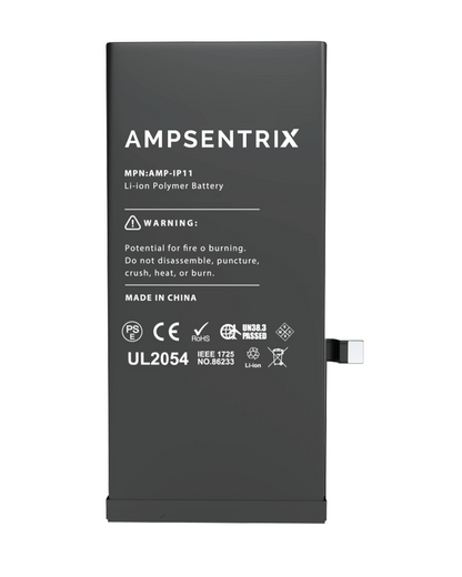 Batería AmpSentrix Cap. Extendida iPhone 11