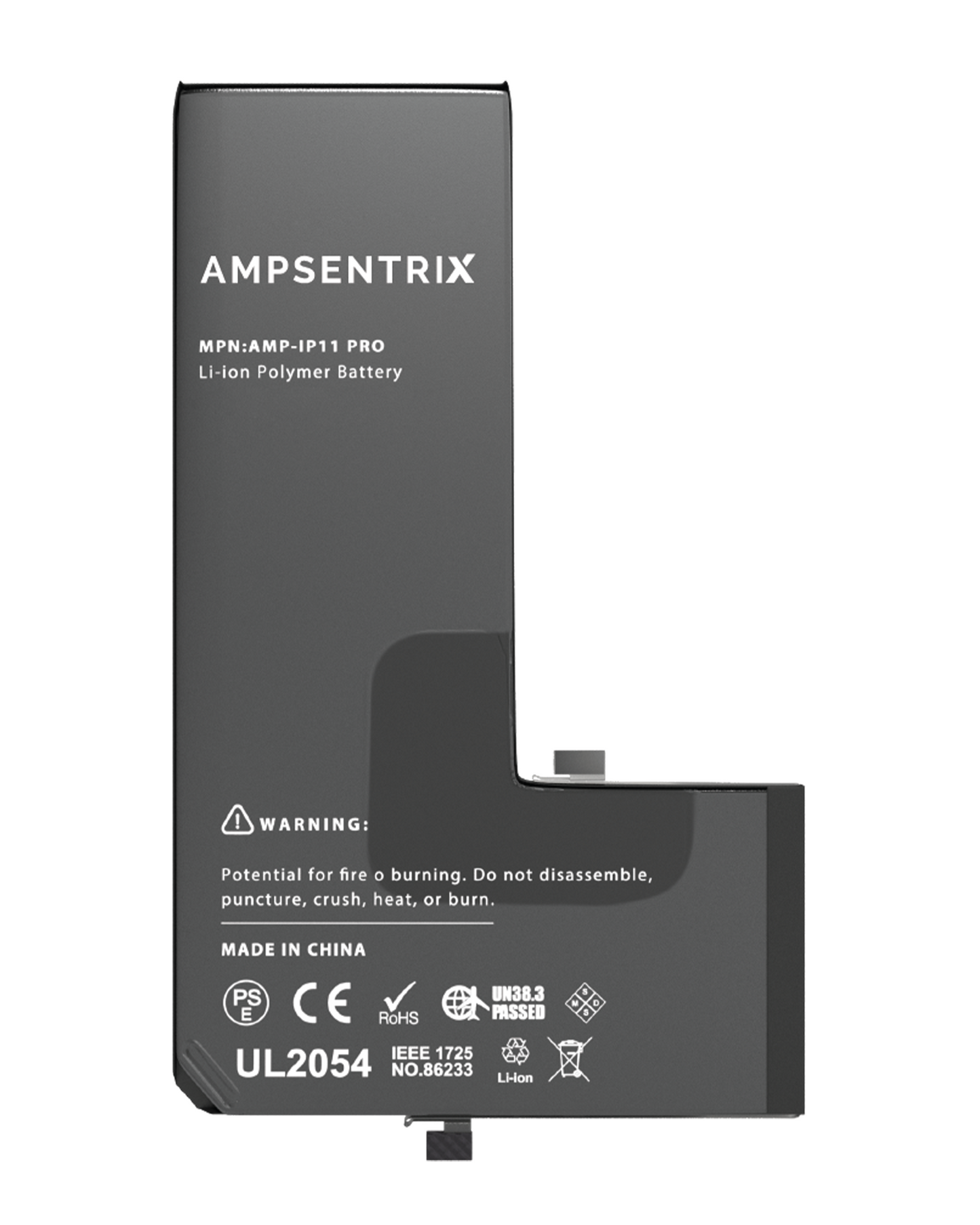 Bateria AmpSentrix Basic Cap. Extendida iPhone 11 Pro