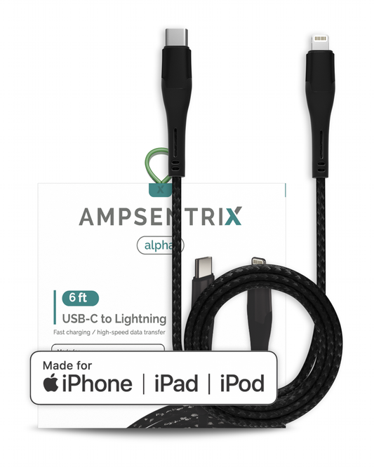 Cable Lightning a USB tipo C (MFI) (1,8 m)