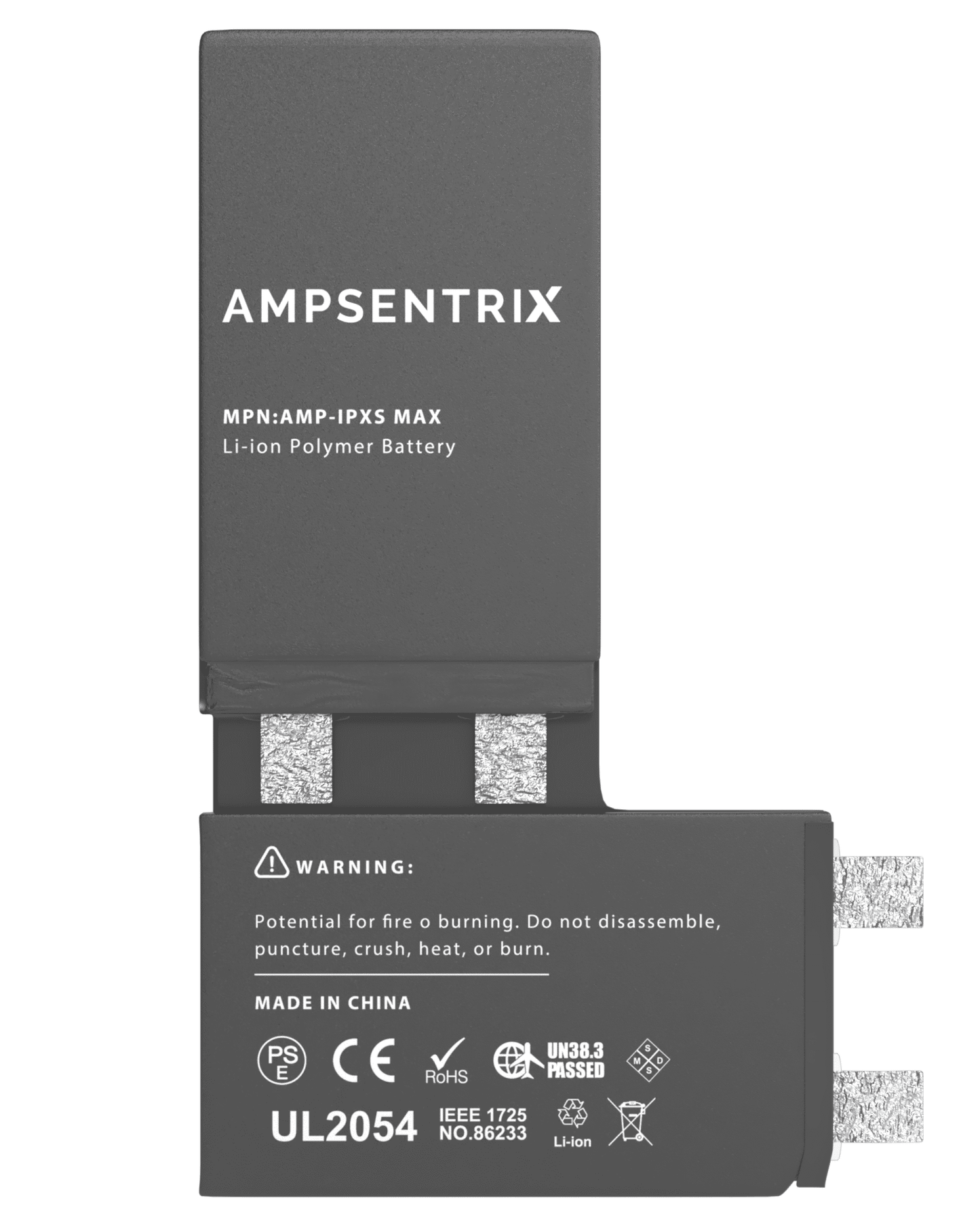 Batería AmpSentrix Core Cap. Extendida iPhone XS Max