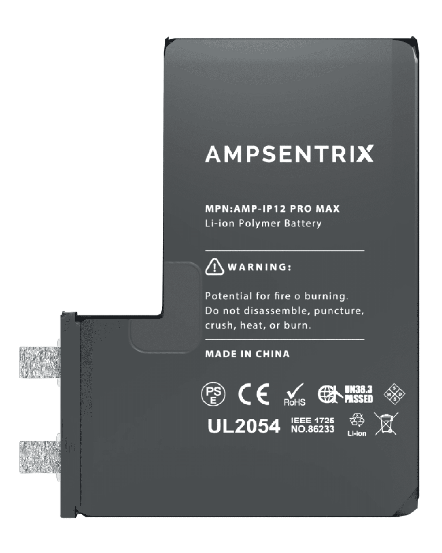 Bateria Ampsentix Core iPhone 12 pro max