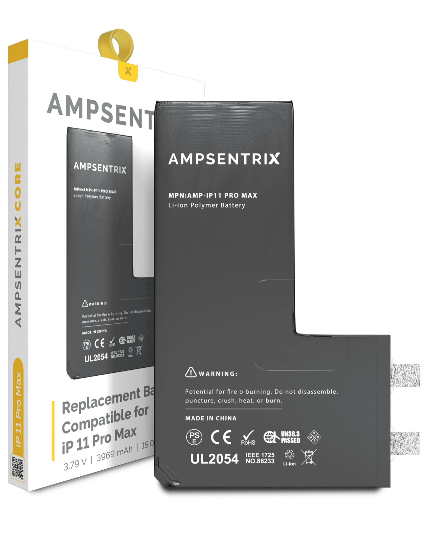 Bateria Ampsentix Core iPhone 11 Pro Max