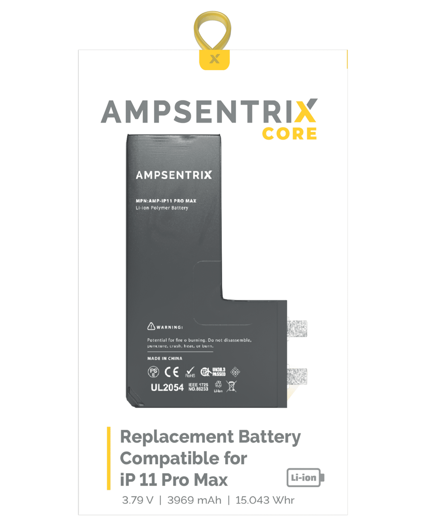 Bateria Ampsentix Core iPhone 11 Pro Max