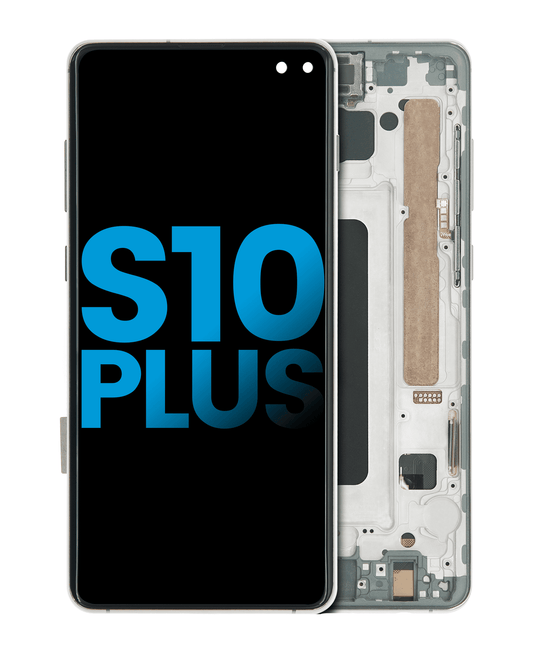 Pantalla Samsung S10 Plus LCD Con Marco Negro (AM)