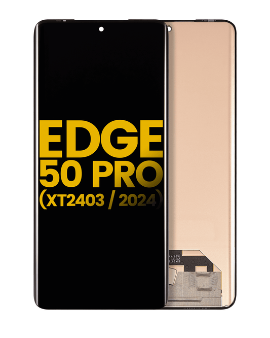 Pantalla OLED sin marco para Motorola Moto Edge 50 Pro (XT2403/2024) / Moto Edge 50 (XT2407-3/2024) (reacondicionada) (todos los colores)