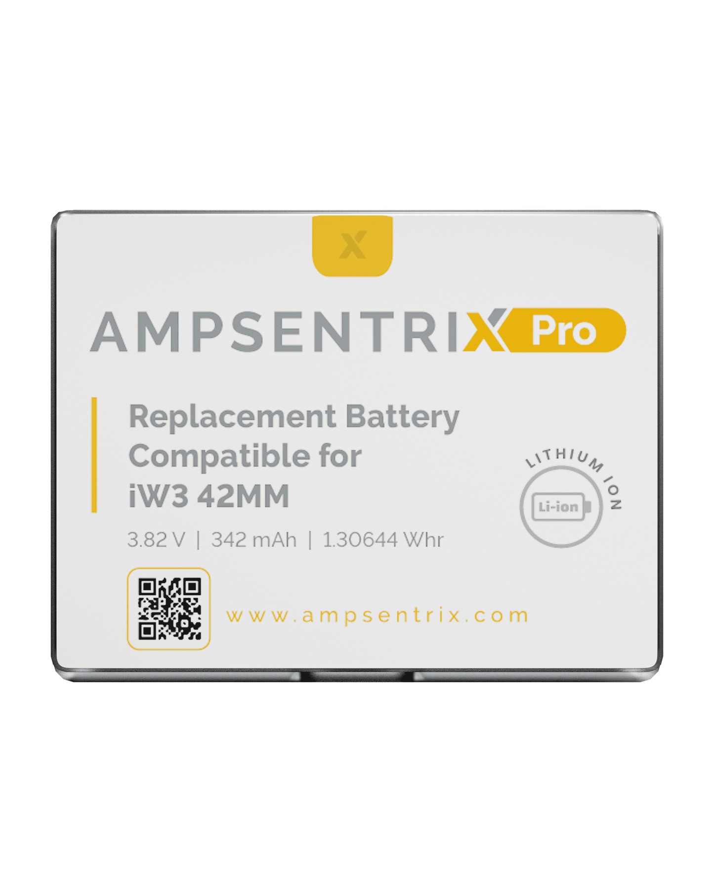 Replacement Battery Compatible For Watch Series 3 (42MM) (GPS VERSION ONLY) (AMSENTRIX)
