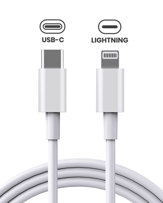 Cable USB-C a Lightning para iPhone/iPad (1 m) (Nuevo, Calidad OEM)