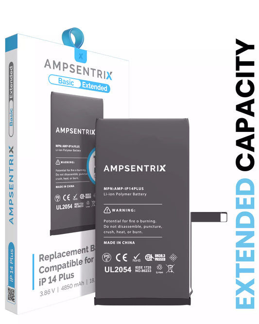 Bateria AmpSentrix Basic Cap. Extendida iPhone 14 Plus