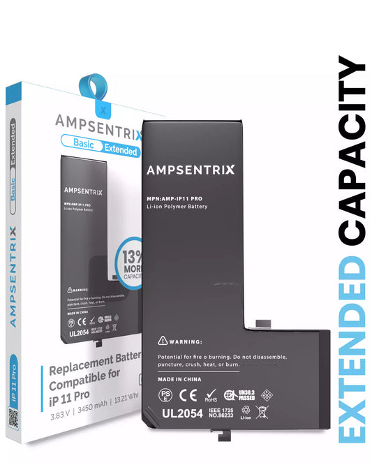 Bateria AmpSentrix Basic Cap. Extendida iPhone 11 Pro