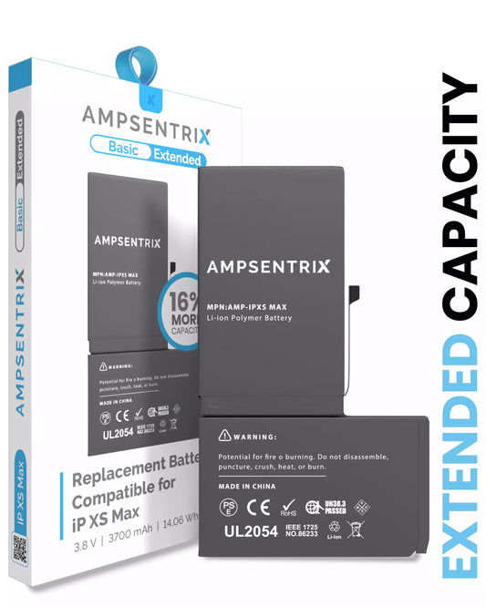 Bateria AmpSentrix Basic Cap. Extendida iPhone Xs Max