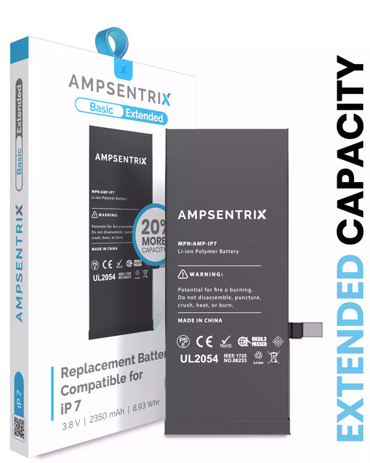 Bateria AmpSentrix Basic Cap. Extendida iPhone 7