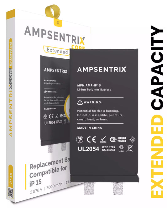 Bateria Ampsentrix Core iPhone 15