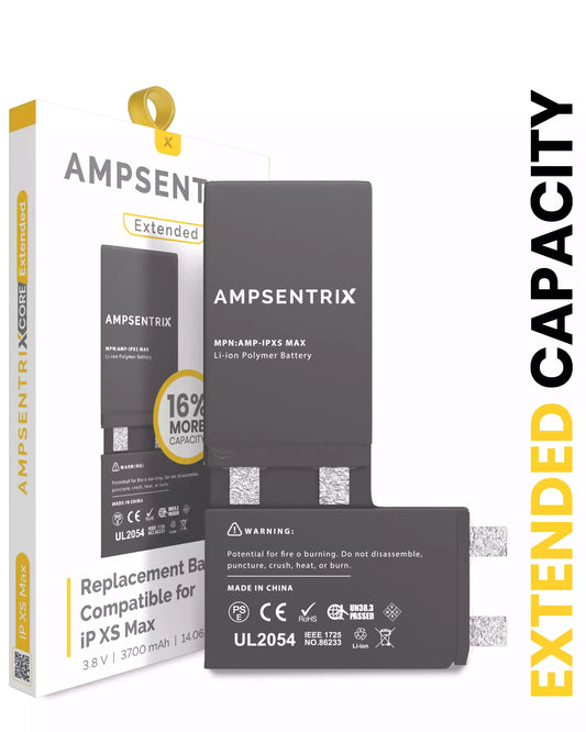Batería AmpSentrix Core Cap. Extendida iPhone XS Max