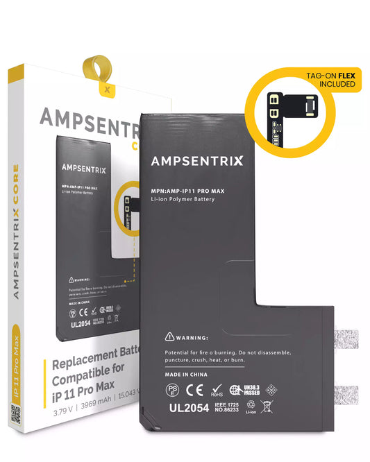 Batería AmpSentrix Core Tag-on Flex iPhone 11 Pro Max