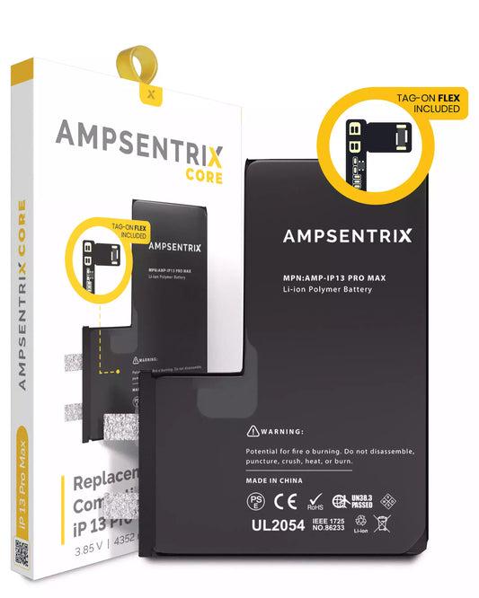 Batería AmpSentrix Core Tag-On iPhone 13 Pro Max