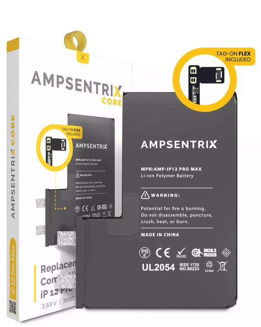 Batería AmpSentrix Core Tag-On iPhone 12 Pro Max