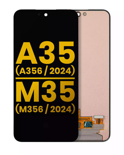 Pantalla OLED sin marco para Samsung Galaxy A35 5G (A356/2024) / M35 (M356/2024) / A55 (A556/2024) (reacondicionada) (todos los colores)