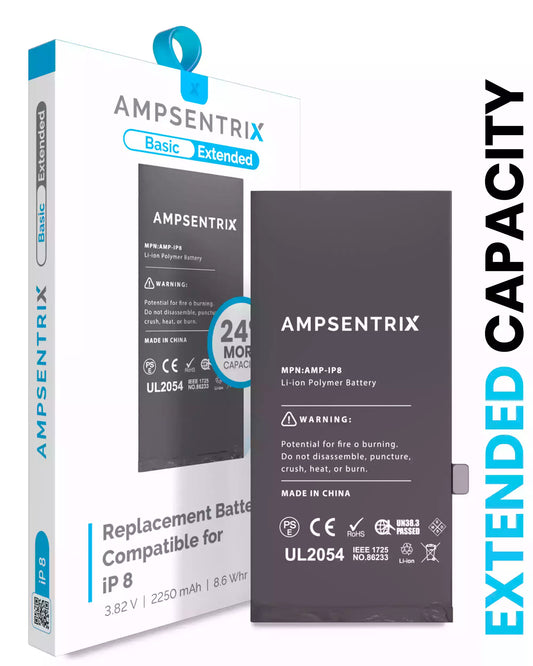 Bateria AmpSentrix Basic Cap. Extendida iPhone 8